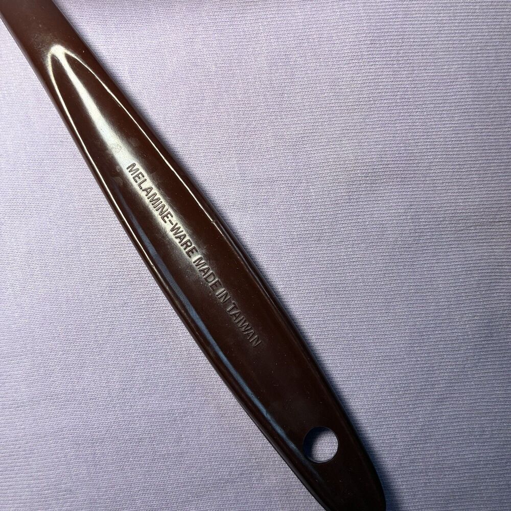 Vintage Collectible Melamine Brown Plastic Spatula - Picture 3 of 7